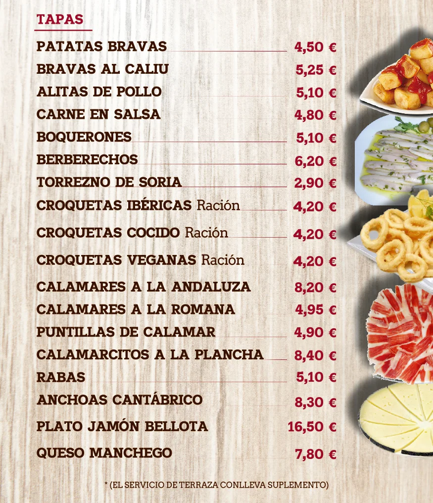 Page 8 Menu